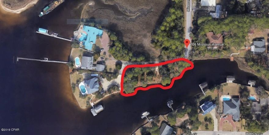 This is an AMAZING buy on waterfront property!!! 

There is nothing even remotely comparable to this lot in this price range on the market today. DEEP WATER LOT for your DEEP DRAFT BOAT! 236 feet on the water with great views up, down and across. 120' sea wall is in place. THIS IS A BOATER'S IDEAL LOT! Come take a walk in this beautiful, serene, setting and you are guaranteed to fall in love. You may even consider coming out and having an afternoon picnic while you gaze at the peaceful water and start designing the home you have always dreamed of having. 

This is one of the most secluded, private waterfront parcels in Lynn Haven. Opportunities to build your DREAM WATERFRONT HOME are becoming very very rare!! Don't miss out.