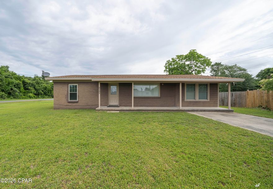 Charming and handicap-accessible 2-bedroom, 2-bath home situated on a spacious half-acre lot in the heart of Panama City. This property offers comfortable living with thoughtful accessibility features throughout, making it ideal for a variety of lifestyles. Enjoy plenty of outdoor space with a large enclosed pole barn perfect for storage, hobbies, workshop space, boat storage, home gym, or entertainment for gatherings. The expansive yard provides room for gardening, entertaining, or future possibilities. Conveniently located near shopping, dining, schools, and just a short drive to the beaches. A unique opportunity with space, functionality, and accessibility all in one!

Bring your style, this home is move-in ready!
