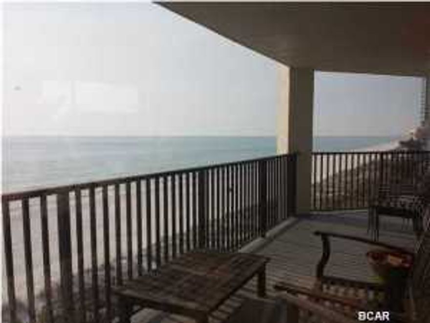 This corner unit on a low floor offers spectacular panoramic views of the gulf with over 300 sq ft of balcony....Updates galore, and you can be off to a good start this spring and summer! Seller never had this as a rental...as such, treated with extra care. Updated just a few years ago, with tile throughout, stainless appliances, new cabinets, nice furnishings, ceiling fans with remotes, flat screen televisions, and more!! This condo was a vacation residence for family, so everything is in pristine condition! Desirable gulf views from the living room, master bedroom, dining room and kitchen! Great location, just west of Highway 79....close to Pier Park, Winn Dixie, restaurants and so much more...and everything in the unit conveys! While this unit wasn't a rental, the rental experts say