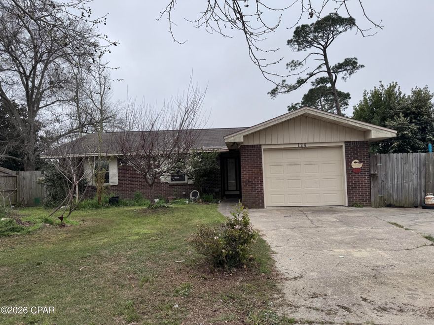 Investor Special in Prime Panama City Beach Location - Endless Potential!
Welcome to 124 Coral Drive in Panama City Beach, a rare opportunity to transform a property with incredible potential in one of the most desirable areas of the Gulf Coast. Whether you're an investor, renovator, or buyer looking to create your dream beach retreat, this property offers the perfect canvas in an unbeatable location.
Situated just minutes from the white sugar-sand beaches of the Gulf of Mexico, this home is also conveniently located near Pier Park, Panama City Beach's premier destination for shopping, dining, and entertainment, including the exciting Pirates Voyage Dinner & Show, Topgolf, restaurants, boutiques, and year-round attractions.
This 3-bedroom, 2-bath home with a 1-car garage offers a spacious layout ready for your vision and updates. The property features a screened porch perfect for enjoying coastal breezes, a fully fenced backyard, and a large 12 x 24 storage building/workshop that provides excellent additional storage or workspace.
The home needs significant updating and renovation, including new flooring and kitchen and bathroom updates, and is priced accordingly--making it an outstanding opportunity for those looking to add value, renovate, and maximize investment potential.
With its prime Panama City Beach location, proximity to the beach, Pier Park, and major attractions, this property could be transformed into a fantastic primary residence, vacation home, or income-producing investment property.
Opportunities like this in Panama City Beach don't last long--bring your vision and unlock the potential of this coastal investment!