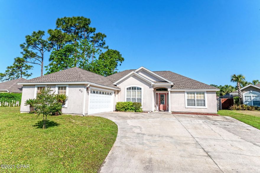 Under Contract. Accepting backup offers. Please email or text to schedule showing.



Welcome home to this wonderful family neighborhood. Quiet cul de sac just  minutes to Thomas drive for food shopping and restaurants. Close to schools, beaches, the Navy Diving Base, and the Hathaway Bridge. This beautiful home has warm and inviting living space with high ceilings and crown molding. Split floor plan with 3 bedrooms and an additional office space. Perfect floorplan for entertaining. A large fenced lot with plenty of room for a pool. New roof in 2019. New stove. HVAC and hot water heater are one year old. Garage 2 spaces. Pull down stairs for storage above garage. Driveway parking for 6 vehicles. Buyer to verify all measurements if important.