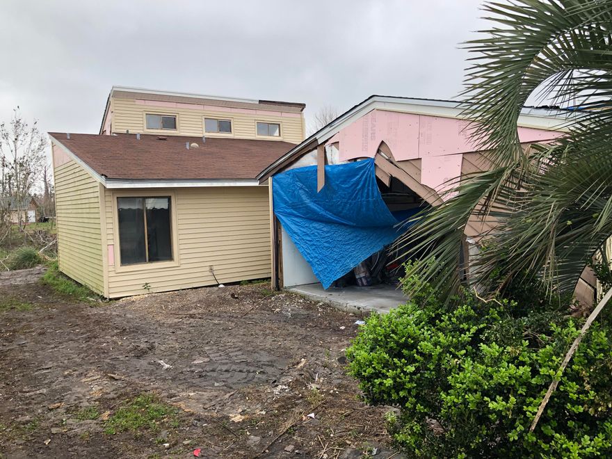 Investor Alert! Home has damage from Hurricane Michael. Close to Tyndall Air Force Base and Eastern Shipbuilding. The house has a 2 car garage and there is a Trex Deck on the back. Air conditioner and water heater are about 3 years old. Home is being sold As Is without repairs or other considerations. Due to the storm damage, this is a cash purchase only. Verify measurements if important. Do not enter the house, view from the outside.