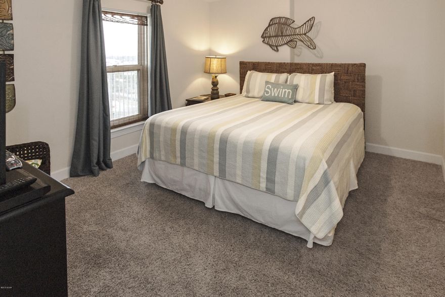 WATCH THE WAVES AND DOLPHINS PLAY FROM YOUR BED!!! The view from the oversize balcony from the 15th floor is amazing. 

THIS CONDO HAS EVERY UPGRADE AVAILABLE AT OCEAN REEF. The large tile from front door to balcony, stainless steel appliances and tile on the bottom of counter and backsplash make for a beautiful condo. It has a full washer and dryer as well as a new hot water heater. It was completely painted earlier this year. The furnishings are very nice, not ''cheap condo furniture'', and coordinate well with the colors and window coverings. All of the bedding is top of the line pillow top. The large TV and the bedroom TVS are flat screen. OCEAN REEF IS A GREAT COMPLEX THAT IS CENTRALLY LOCATED IN PCB. THE HOA IS STABLE WITH GOOD MANAGEMENT. This condo has a profitable rental history. This condo has a profitable rental history.