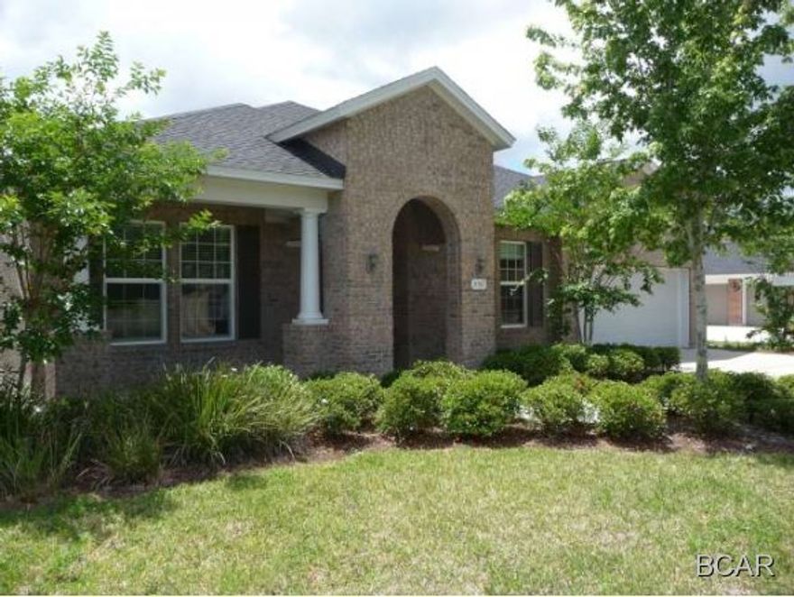 BEAUTIFUL four-bedroom home in the desirable community of Hawks Landing! This split-bedroom home features a large, open floor plan that is accented with attractive columns, boasts beautiful hardwood floors throughout the main living area, as well as the office/study that could also be a fifth bedroom, and a spacious formal dining room with crown molding. The upgraded kitchen includes quartz countertops; two-tiered kitchen island; tiled backsplash; stainless steel gas stove, microwave and dishwasher; and a side-by-side refrigerator. The exterior a natural preserve behind the home allows for a very private and peaceful setting. This home is in excellent condition!