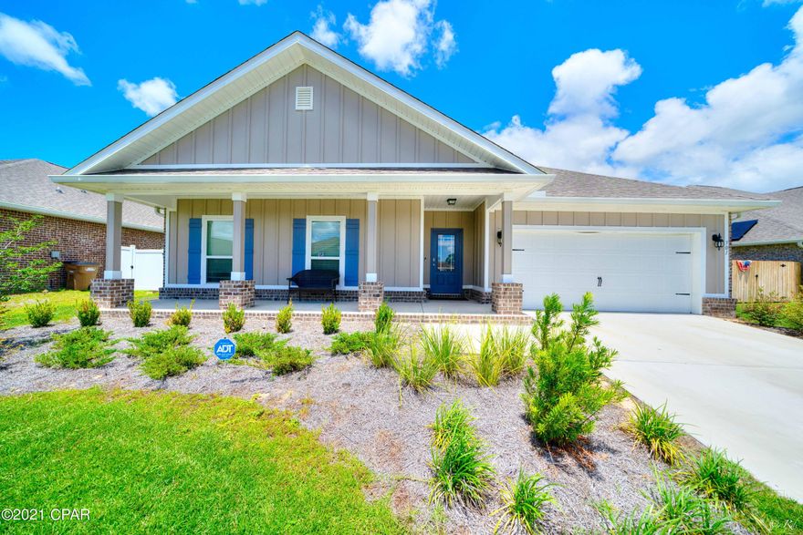 House is PERFECT! Simply AMAZING!! This spectacular 4/2, open concept, BETTER THAN NEW, Gorgeous Home is waiting for you!!  The living room is the central point of this PERFECT floor plan and is open to a large kitchen that will inspire THE CHEF in you!! Granite countertops, walk-in pantry, smooth top range, stainless appliances....This one has it all!! Backsplash has been added, sprinkler system in place for your LUSH LAWN!!! Neighborhood is FANTASTIC - pool that is right out of a magazine!! PLEASE call your favorite Realtor to see this one - so worth it!! Buyer to verify measurements.