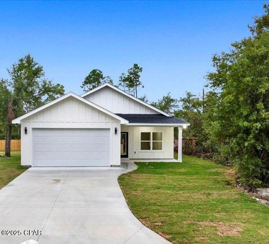 NOW IS YOUR CHANCE! Back on the market at no fault of the seller with a fresh price reduction. Schedule your showing today!!!

Welcome to your new craftsman home in the heart of Panama City! This brand-new build home offers an unbeatable location, high and dry Flood Zone X that is literally, minutes from 23rd Street with all the shopping and dining you will need, plus hospital is around the corner and elementary school across the street. Best part is a 10-minute drive to the beach!

Inside, this 3-bedroom, 2-bathroom home features a spacious open floor plan with two-car garage! Highlights include a custom kitchen with quartz countertops, LVP flooring, and beautifully tiled showers with Delta finishes. Numerous upgrades elevate the entire living space. Keep in mind: With each home completed in Norwood, the overall value of the development will climb. .
For a slightly larger home, take a look at 2014 and 2006 Norwood Place. It offers a great floorplan with higher square footage!
 With a full-price offer, receive $10,000 in builder concessions!