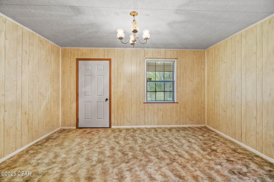 This roomy home in the country offers a spacious and inviting living space, with rural charm such as a front porch with plenty of room for rockers and a swing.
Inside you will find a den/kitchen combo with a cozy fireplace, breakfast bar, lots of cabinets, an oversized storage area and a convenient laundry room just off of the kitchen so you can wash your clothes while preparing your food.
It also offers a living room, dining room, 3 bedrooms with walk in closets, and 2 bathrooms.
As you walk out the back door there is a large garage with a large storage area perfect for storing holiday items and more.
Outside there is plenty of room for a garden, pets, and plants of all kinds.
There is a floor plan attached to this listing showing the layout of the home.