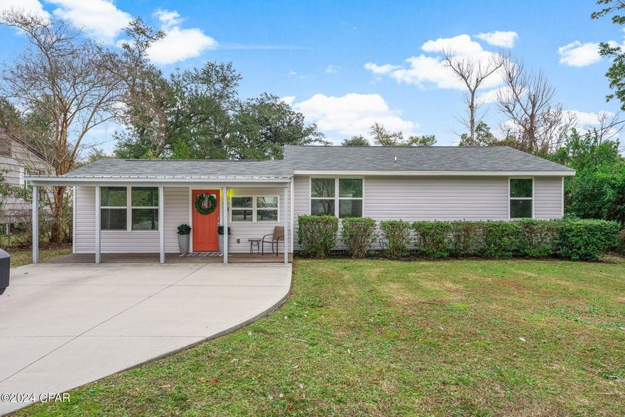 Back on Market, Due to NO Fault of the Seller! 
You do not want to miss this charming cove home for under $300,000! This newly updated 3 bedroom home is waiting for you! New roof, HVAC and plumbing was completed in 2020. This home features natural light, luxury vinyl plank flooring throughout, an oversized Foryer and neutral colors throughout the home. The bathroom is equipped with an oversized double vanity and shower, tub combination. You will have views of your large backyard from not one, but two of the windows from your kitchen. Each window is equipped with custom blinds from Bay Blinds which is located right in the Cove! 

This is your chance to be apart of the most desirable communities in Bay County. You are steps away from Downtown, a short drive to Tyndall AirForce Base, and the world's most beautiful beaches! Imagine yourself living in the cove, and spending your evenings on Beach Drive or Tyndall Drive watching the Sunset before or after dinner. 

Don't miss this home, call today to look in person!