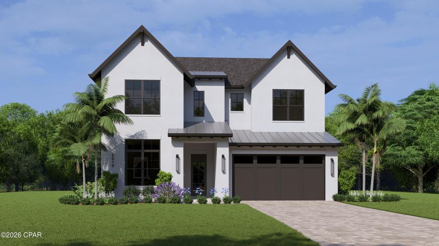 To Be Built - The Bayshore II by AR Homes is a stunning custom-designed two-story residence offering approximately 3,095 square feet of luxurious living space with 4 bedrooms, 4 bathrooms, and thoughtfully designed indoor and outdoor living areas. This open-concept floor plan features a dramatic great room, gourmet kitchen with expansive island, casual dining area, and dry bar that flow seamlessly to the spacious lanai, creating the perfect setting for entertaining and everyday living. The private owner's suite offers a spa-inspired bath and relaxing retreat, while additional bedrooms provide comfort and privacy for family and guests. A flexible den/study and second-floor living space add versatility to fit your lifestyle needs. Designed with exceptional craftsmanship, elegant architectural details, and customizable finishes, this home provides the opportunity to personalize selections and create a truly one-of-a-kind luxury residence. Renderings are for illustrative purposes only and may reflect optional features.

Customize and build this home or choose one from our collection. 

Clarifications:
THE PRICE OF THE HOME DOES NOT INCLUDE ANY IMPROVEMENTS TO THE LOT SUCH AS CLEARING OR FILL.





The sale of the lot is a separate transaction.  Lot MLS 762914