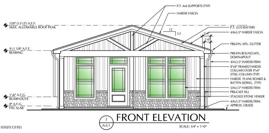 Welcome to a rare opportunity to own a brand-new Venture Out home! This under construction property boasts an array of features that will surely captivate you. This 3 bed, 2 bath has a great open floor plan, LVP flooring, quartz countertops and gorgeous finishes. You can enjoy the comfort and convenience of this home all year round with the porch and covered parking. This property is not only a perfect second home but also an excellent investment opportunity. As part of this golf cart community, you'll have exclusive access to over 300 ft of white sand beaches on the Gulf of Mexico, as well as access of the Grand Lagoon. Embrace a resort-like lifestyle with amenities such as two pools, children's playground, fishing docks, boat ramp and so much more. Don't miss out on this unparalleled opportunity to own a piece of paradise in Venture Out! Projected to be complete in April 2024.