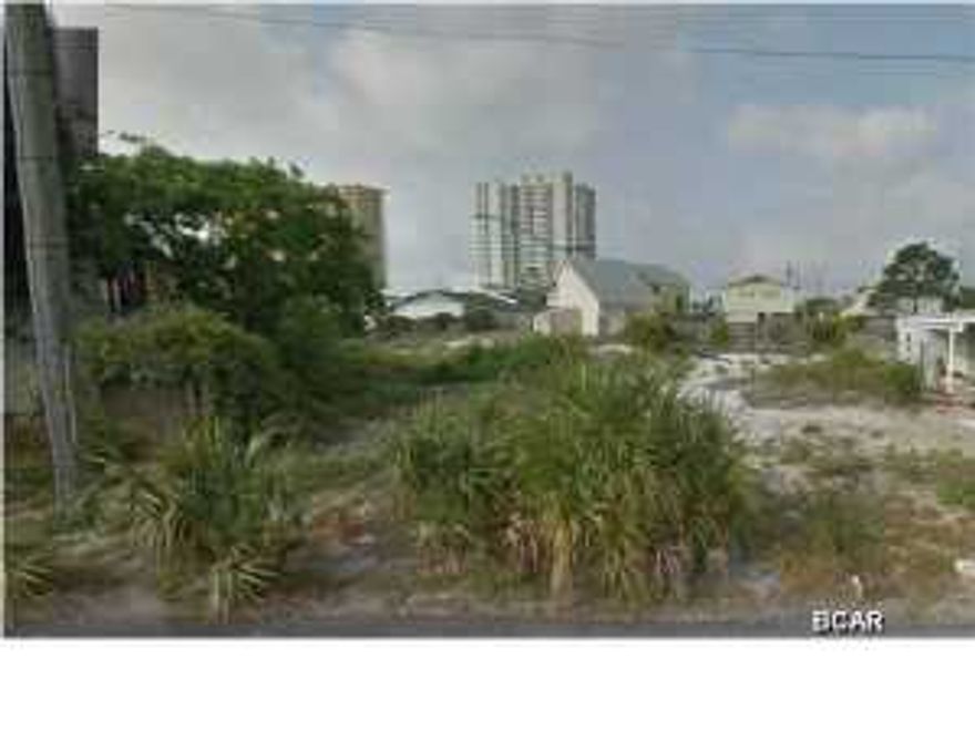 Vacant lot in the Biltmore Beach area off Thomas Drive. This 50x120 lot is close to the beach and several boat ramps along Grand Lagoon. Zoning is R-3 which allows for a single family, duplex, triplex or townhomes. Great location for an investment property as you are also close to many restaurants, St. Andrews State Park and marinas. All info is approx. and must be verified by Buyers if important.