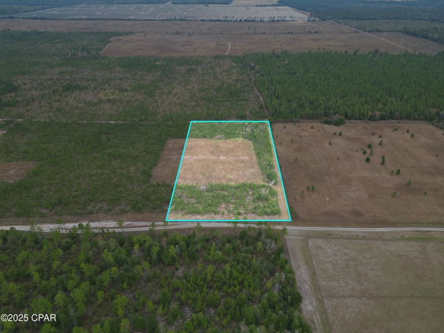Discover the perfect balance of privacy and convenience with a choice of two beautiful 5-acre parcels, just 15 minutes from Marianna!

Each parcel—labeled Parcel A and Parcel B on the new survey—offers high and dry land with planted pines and Parcel B has a cleared homesite area, ready for your dream home or country retreat.

Enjoy peace of mind with protective deed restrictions that help preserve the natural beauty and rural charm of the area. 

Located just minutes from the crystal-clear waters of Merritt's Mill Pond, you'll have easy access to fishing, kayaking, and other outdoor adventures while remaining close to town amenities.