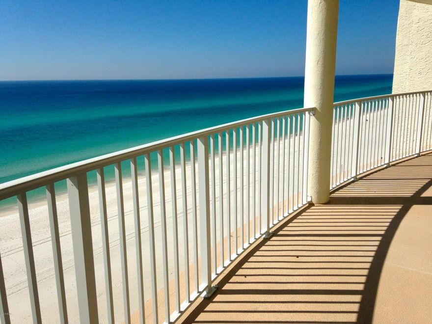 This is a rare opportunity to own one of only 8 top floor 2BR/2BA penthouse units at premiere Long Beach Resort. Outstanding features include vaulted ceilings in the living, dining and both gulf front master bathrooms.  Spacious balcony features doors to both gulf front bedrooms and higher ceilings than non penthouse units.  Unit is currently furnished and the furnishings are negotiable.  This unit has been used mostly by friends and shows little wear and tear throughout.  Tile in main living areas and walkways in bedrooms. Call to see today; the last two of these type units didn't last long on the market for sale. Long Beach Resort is a nice community with three pools; one of which is a tropical style lagoon pool with waterfall. The Hangout Bar and grill provides pool side food and drinks