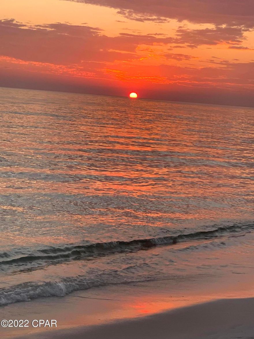 'CURRENTLY UNDER CONTRACT, SELLER WILL CONSIDER BACKUP OFFERS' The Watercrest. - a family friendly location on the East end of Thomas Drive close to wonderful restaurants, full-service marinas and St. Andrews State Park! Kitchen and bathrooms have been remodeled in this 2/2 gulf front unit which also overlooks the pool. Entire unit just painted ceilings to floor!  With 1379 sq.ft., there is plenty of room to spread out. And, the large, covered balcony gives you extra space to enjoy the beautiful views of the emerald blue waters and white sands of PC Beach. A unique architectural design with an Award-Winning Owners' Association and strong reserves, makes this property one of a kind! Building is like new having had $10 Million in renovations in 2016. Best management on PCB! Amenities include gulf side pool, baby pool, hot tub, exercise room, tennis, pickle ball, racquetball, shuffleboard and snack bar! Owners' pets allowed. Unit is unfurnished. All information is approximate and must be verified by the BUYERS if important.