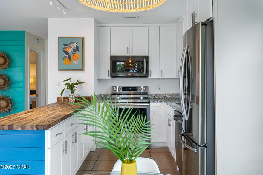 Ideally positioned just 600 feet from dedicated beach access #87, this updated duplex bungalow blends modern coastal design with the charm of classic Old Florida. Situated on a spacious corner lot, the property offers both turn-key functionality and long-term potential, making it a compelling opportunity for investors or multi-generational living.

Each level is thoughtfully designed with open-concept living and dining areas, allowing the interiors to feel bright, spacious, and inviting. The ground-floor unit features one bedroom with a king-size bed, a full bath, and a bonus trundle room for additional guests. Upstairs, the two-bedroom layout offers ample space and panoramic Gulf views from the expansive deck--perfect for dining al fresco or basking in the sea breeze.