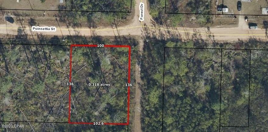 This is the perfect lot for your new home.  Situated just a few blocks off of Hwy 231 easy access to town and beaches.  Make your offer today.