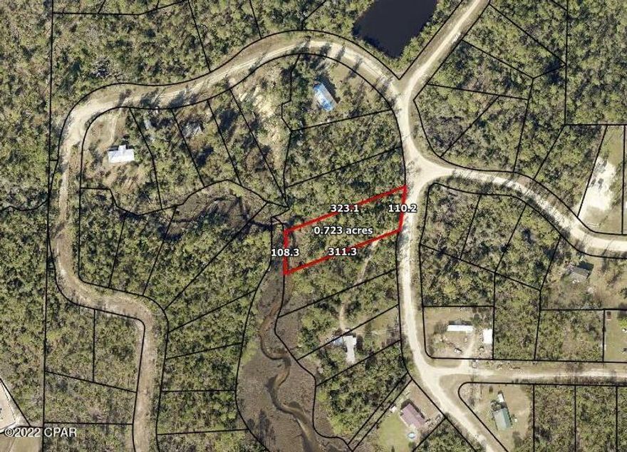 Lot 22 A Hickory Bluff, named for the tress and high and dry land, here is a building lot, ready for a new construction or mobile home. Surrounded by new homes and a short distance to Fanning Bayou, fishing, boat ramp and just a few miles from Lynn Haven. The lot has with no association fees so bring your boat, RV, build a pole bar or workshop. Peaceful, quiet and ready to go today! Lot next door is for sale as well or choose from any of the 50 lots we have for sale in Hickory Bluff community! Call for additional details.