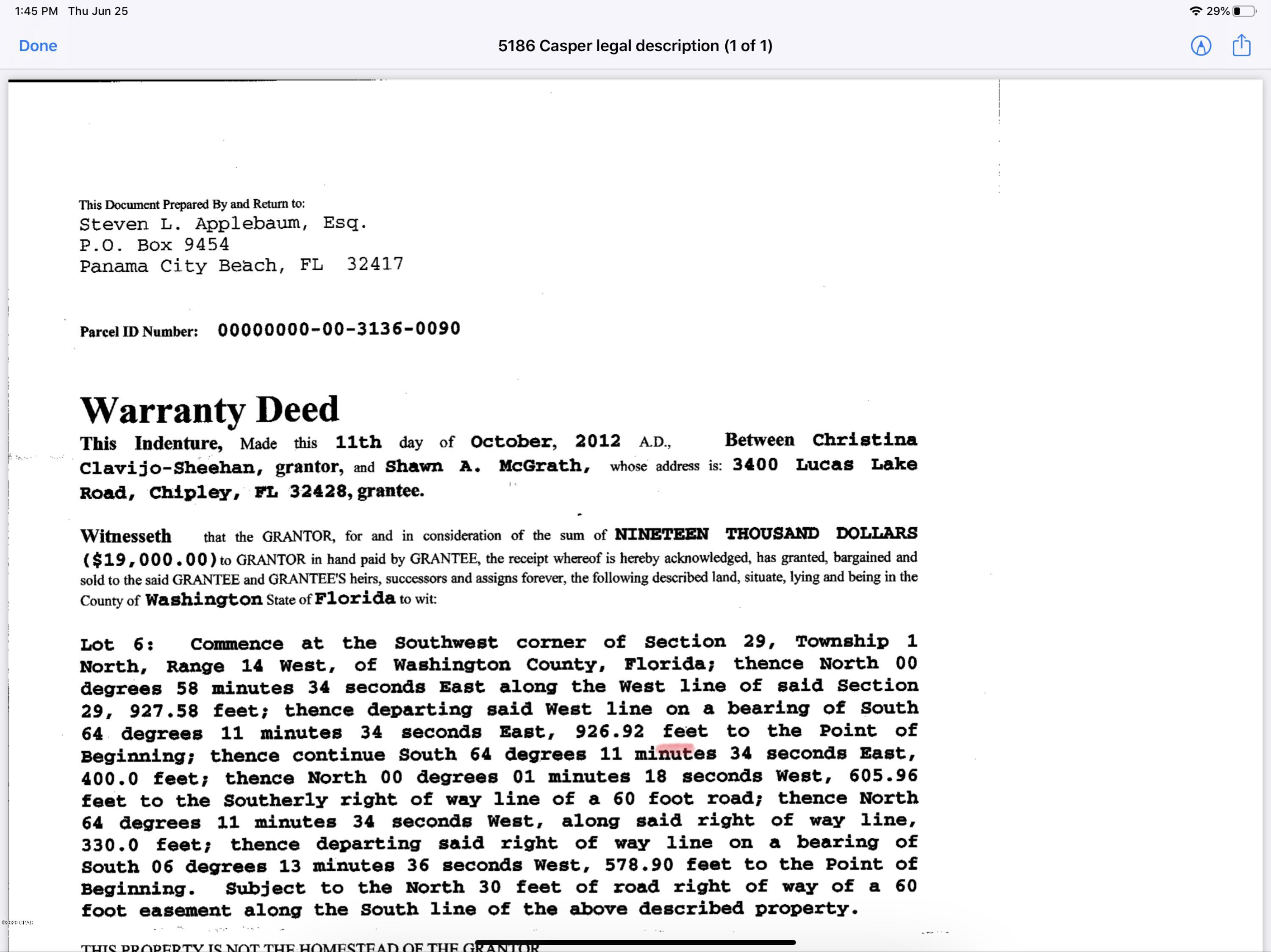 No Named Subdivision - Land