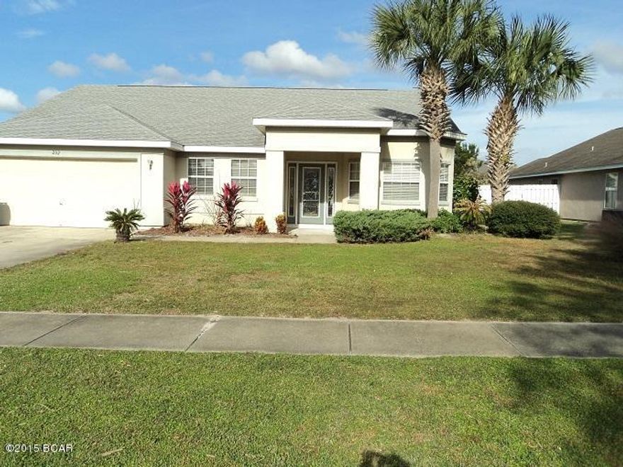 Desired Palmetto Trace, only .7 mile to Beaches!! So Close to Pier Park. This 3BR/2BA ready to move in home has many special features, French Doors, decor paint thru out, wood cabinetry and breakfast are in fully equipped kitchen, security system, PLUS expanded 23 X 18.6 covered screened porch and private fenced backyard. Must See! All dimensions approximate.

Agent to Agent Remarks: Vacant on Supra. Buyer pays .5% of Purchase price to St. Joe charity