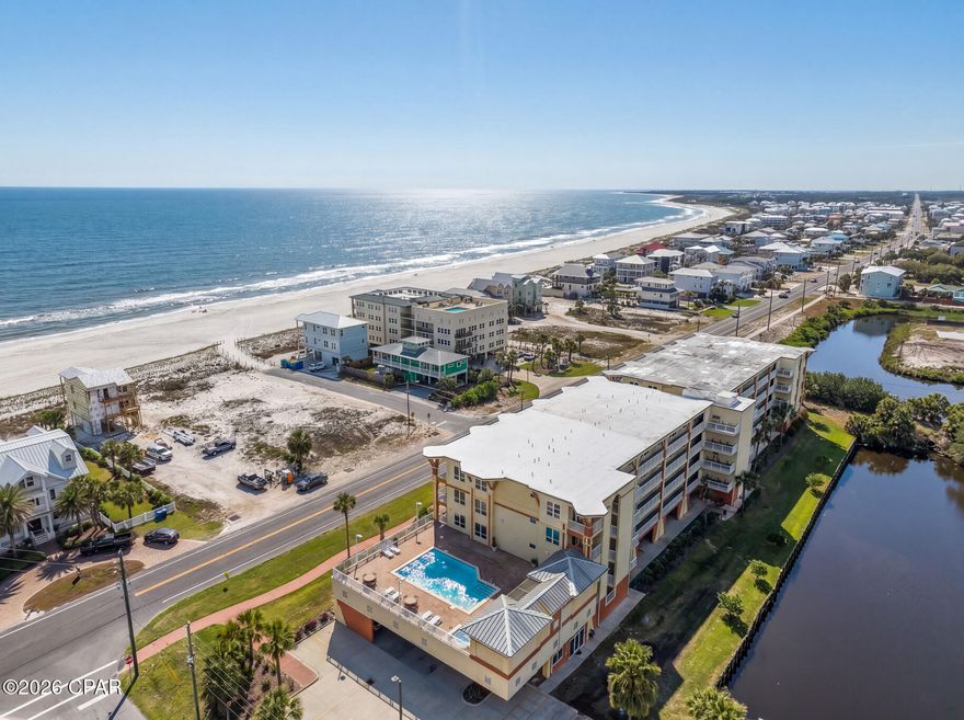 Welcome to Summerhouse 309 in the heart of Mexico Beach a beautifully updated 2-bedroom, 2-bath coastal condo with hall bunks, offering Gulf views, laid-back charm, and the peaceful beach lifestyle buyers are searching for. If you're not quite into the hustle and bustle of nearby beach towns, Mexico Beach is the perfect escape known for its uncrowded beaches, friendly small-town feel, world-class fishing, and slower pace of life.

Located just steps from the sugar-white sand (less than 200 steps to the beach), this spacious unit comfortably accommodates guests and offers flexibility for personal use, second-home enjoyment, or vacation rental potential. Inside, you'll find a welcoming coastal interior, Gulf-view balcony, and an open living space designed for easy, relaxed living.

The Summerhouse Condominiums community features desirable amenities including a swimming pool, hot tub, sauna, elevator access, outdoor shower, grilling area, and an adjacent city park with playground. The building is currently undergoing roof replacement and exterior improvements an added bonus for future owners seeking long-term value and peace of mind.

Why people love Mexico Beach: boating, fishing, stunning sunsets, golf cart-friendly charm, local seafood, nearby marina access, and a quieter coastal atmosphere that feels like Old Florida. Enjoy nearby favorites like Mango Marley's, local food trucks, fresh catch, and the Mexico Beach Marina just minutes away.

Whether you're looking for a relaxing getaway, a second home with rental potential, or your own place by the Gulf, this is a rare opportunity to own in one of Florida's most beloved hidden gems.