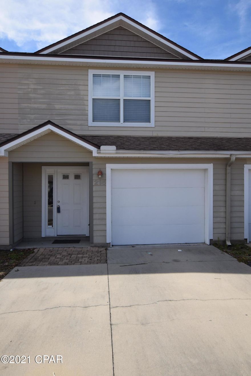 Fantastic townhouse close to Tyndall! The open floor plan has 3Br/2.5Ba.  New vinyl plank flooring up stairs. Plenty of space for a growing family.  Conveniently located close to shopping, dining, and Tyndall AFB. This property can even be a great rental investment.  Currently it rents for $1,300/month when rented. This home is priced to sell quickly! All measurements are approximate, verify if important.