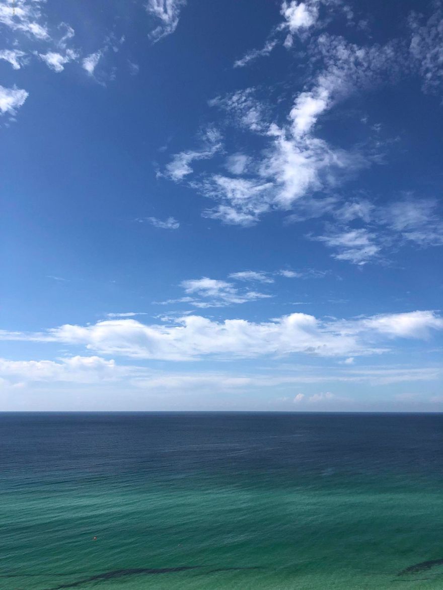 This unit has been totally updated with new appliances, flooring, paint and furniture.  It is an absolute stunning unit with magnificent views of the Gulf!  A wonderful balcony to enjoy your morning coffee and afternoon cocktails.  Pier Park with all the delicious restaurants and fun shopping is across the street.  This units is being sold fully furnished and the rentals have been amazing for the seller.