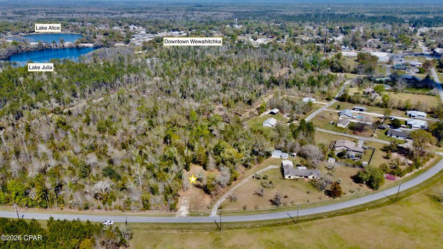 Perfect opportunity to own a spacious 1/2 acre CLEARED lot in the charming center of Wewahitchka. This level, easy-to-develop property is a dream for outdoor enthusiasts. Located just moments away from Lake Julia and Lake Alice, and the hauntingly beautiful Dead Lakes, you'll have world-class freshwater fishing and boating at your fingertips. If you crave the salt water, you're in luck--this property serves as the perfect gateway to the Gulf. Just a 30-minute drive to the pristine shores of Mexico Beach or the boutique shopping and dining of Port St. Joe. Whether you are looking to build a custom residence or a secondary getaway, this lot offers the peace of small-town Florida with easy access to the coast.