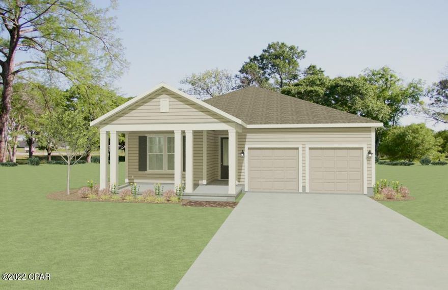 This Venice plan in SweetBay is a split bedroom plan with a den/study and attached garage slated for Spring 2023 completion. Relax on your front porch and take in the Bay breeze or entertain on your large covered patio in the back! Beautiful windows are allow lots of natural light into the open plan home. SweetBay is a walkable community with unrivaled amenities: dock with North Bay access for kayaking, paddle boarding, and fishing, parks, junior olympic pool, basketball and sports court, miles of trails, and planned future amenities including a town center and marina! Original new home buyers even get priority access to top-rated University Academy!