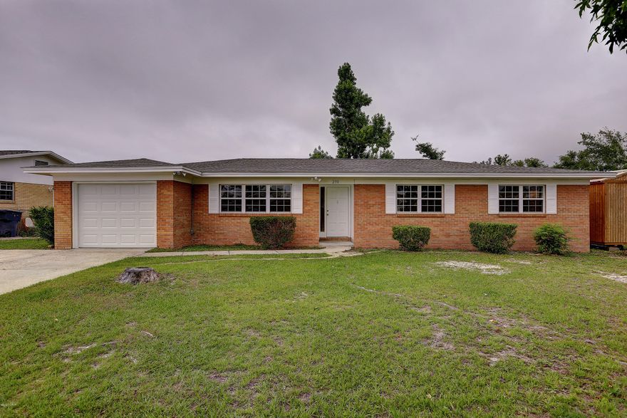 LIGHT, BRIGHT AND Beautifully renovated home near Tyndall AFB is waiting for you! As you enter the home, on the left is a large formal dining room that would also make a great study or kids play room.  The family room is open to the kit which has lots of new cabinets, granite countertops and all new appliances! The breakfast bar can seat the whole family! The indoor laundry room is huge! The bathrooms have new vanities with corian countertop/sinks. One of the bedrooms has a walk-in closet. The MBR has his and her closets. Other improvements include new bamboo flooring throughout, new doors, new ceiling fans, new A/C and roof replaced in 2019 after Hurricane Michael. There is a very spacious backyard with a large patio that could be turned in to a lovely outdoor living area. Age, rm sizes.. lot size, sq footage are all estimates. Please measure if concerned.