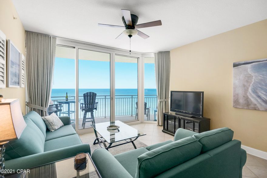 Breathtakingly Beautiful with Priceless views, AQUA 1411 is one of the highest in demand across the Gulf Coast with the largest square foot and spacious 2 Bedroom plus Bunk area Penthouse Model floor plan. Panoramic views throughout with 2 (Two) balconies, spectacular sunsets and excellent rental income potentially averaging between 48K and 58K! Updated and positioned in the market with 5 years of Successful momentum so this condo is market strong and in position to drive the highest ROI! 2 Bedroom, 2 Bath w/ each bedroom having its own balcony with Master views of the Sparkling Blue-Green Ocean on the Emerald Coastline. Aqua is in the middle of a Goldmine at Pier Park and nothing compares to this opportunity across the Gulf Coast! PCB has been defined as No. 2 ''Emerging Destination'' in the world!

2 Bedroom, 2 Bath w/ Master King Bedroom on Water with top to bottom wall of glass and glass door to take in the Gulf Coast Views every second! There is nothing that will compare waking up with the views and sounds of the Ocean from this Master! Guest Master Bedroom 2 with King, Bunk Room area with Twin over Twin Plus 1 Queen Sleeper Sofa sleeps 9! Most perfect sunset views and closet you can get to a 3 bedroom at 2 bedroom price!  Exquisite interior spaces include beautiful Master suite with bath/shower combo and double vanity, guest room 2 w/ glass enclosed shower and single vanity, bunk room area with twin over twin, spacious kitchen w/ granite counter tops, refrigerator, microwave and laundry w/ washer/dryer. Upgrades include water heater, hvac system and kitchen appliances (microwave, stove and dishwasher). 

Connect to the magic of the gulf and fulfill your beach front vacation dreams in this Luxury AQUA 1411 condominium!

AQUA commands one of the most enchanting views on the gulf coast as this beautiful property rises above the white sands of Panama City Beach to the vibrant blue of the Gulf Coast sky. Sandy white beaches and blue-green crystalline waters stretch as far as the eye can see. Experience the poolside café, the whirlpool spa and the majestic beachside terrace of pools, fountains and water gardens - Aqua is your ultimate Gulf-front vista, all the beauty of resort living and all the comfort of home.

Vacation pleasures abound as there is championship golf, fine restaurants, spectacular shopping, sport fishing, scuba diving, parasailing and amusement parks...or just make new tracks in the sand. Whatever you choose, AQUA is both your enchanting host and your luxurious sanctuary. While at Aqua you can enjoy on-site pampering services such as our Aromatherapy Steam Room, Fitness Center, supervised Kid's Club during peak vacation seasons, Poolside Party, Meeting and Media Room, an Event Center and more.

Entertainment Highlight:
AQUA is located 10 minutes from the Northwest Florida Beaches International Airport and just a pleasant stroll away from PIER PARK, a 240-acre high-energy entertainment, dining and retail wonder for the whole family. Pier Park is a unique open-air regional retail environment providing shopping, entertainment, and dining experiences.

Ride the Waves of Luxury Living! AQUA 1411 is a contemporary coastal classic with a touch of modern beach elegance! Your Dream and Drop of Heaven on the Gulf Coast awaits you!