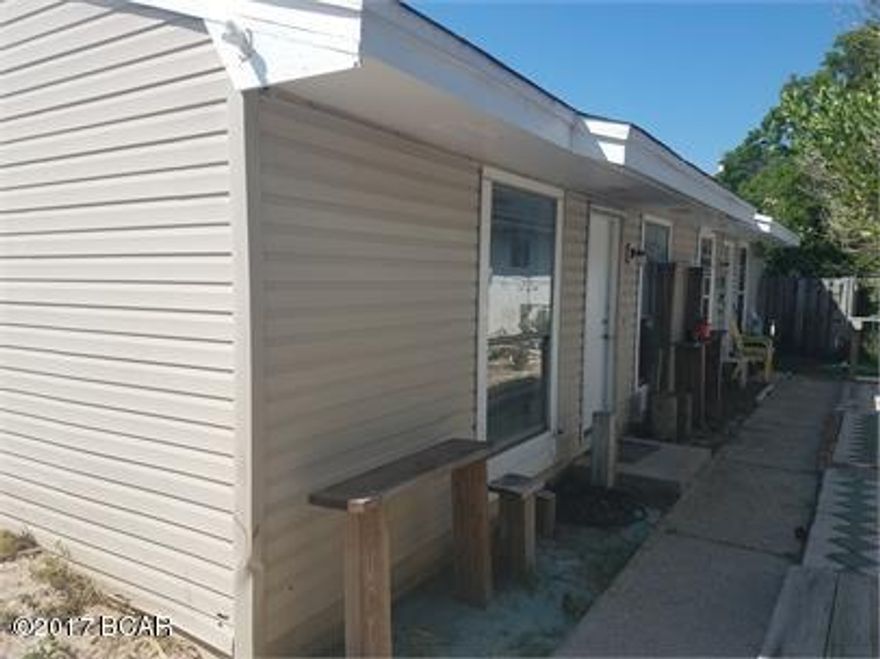 Two bedroom one bath within walking distance to the beach.  New paint, new cabinets, new appliances.  This property is within walking distance to the beaches and centrally located to shopping and entertainment.