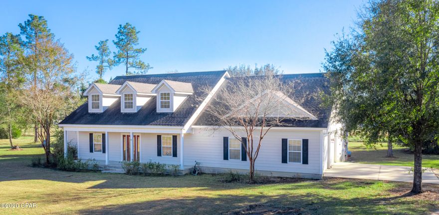 If privacy and seclusion is what you are looking for, look no further! This custom-built 3-bedroom, 2.5 bath, split floor plan offers an open concept perfect for entertaining guest while providing stunning views of the massive pond. The living area boast a wood burning fireplace and engineered hardwood flooring that flows into the spacious kitchen with custom cabinets, granite countertops, stainless steel appliances and raised breakfast bar. Slip away into the oversized master suite with large walk-in closet, his/her sinks, jacuzzi tub and separate shower. Other inside features include two spacious guest bedrooms with jack-n-jill bath, office, and an upstairs bonus room measuring over 300 sq ft that could be used as a 4th bedroom, game room or home gym. Enjoy your time outside on the large deck sitting and taking in the views that surround you, fishing in the pond, tending to your livestock in the fenced pastures or tinkering under your 24x36 pole barn. All of this located on over 23 acres minutes from town.