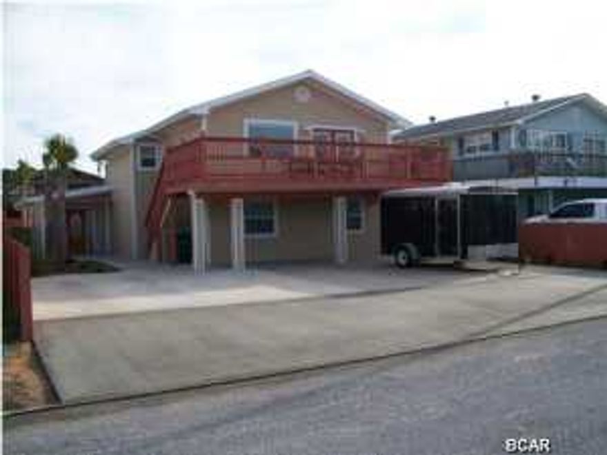 ***New Price***This Water View Home is just across the street from the Gulf of Mexico and Beach Fun! This property was a TOTAL REBUILT-RENOVATION (2013), which was redesigned, and rebuilt back up to this Amazing Beach Home that will be a great Primary Residence, Vacation Rental, or Investment Rental. Listed as a 4 Bedroom / 4 Bathrooms, with an additional bonus room that can be for a home office, dayroom, kid's playroom, and the room can easily convert into a bedroom, making this home a very desirable 5 Bedroom / 4 Bathrooms. This home features two Master Bedrooms, downstairs & upstairs. The owner took great pride in the renovation of this property, and the precision of the workmanship will be apparent when you come to view the home. This home meets all current building codes, and