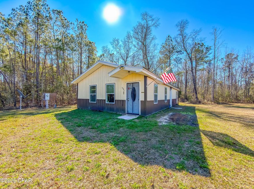 Welcome to 11963 NW Lake Mystic Lee Duggar Road in Bristol, Florida -- a 2022-built home designed for simple living, comfort, and enjoying the outdoors. Situated on approximately .75 acres with no HOA, this 2-bedroom, 1-bath home offers 1,152 square feet of heated and cooled space with modern finishes and an inviting open layout.

Step inside and you'll notice the vaulted ceiling with wood beams that creates a bright, spacious feel, making everyday living and entertaining easy. The open living area flows naturally into the kitchen, offering a functional design that keeps everyone connected whether you're hosting friends or enjoying a quiet evening at home.

Outside, the generous lot provides space to relax, garden, or create your own outdoor retreat. With no HOA restrictions, you have flexibility to use and enjoy the property in a way that fits your lifestyle.

Location is everything. You're approximately one hour from both Mexico Beach and Tallahassee, about 15 minutes from the Apalachicola National Forest, and only minutes from the Bristol Boat Landing. Whether you enjoy fishing, hiking, boating, or day trips to the coast, adventure is always within reach while still enjoying peaceful North Florida living.

If you're looking for a newer home that combines convenience, outdoor access, and easy maintenance, this property is ready to welcome you. Schedule your showing soon and come experience what makes this home and location so special.