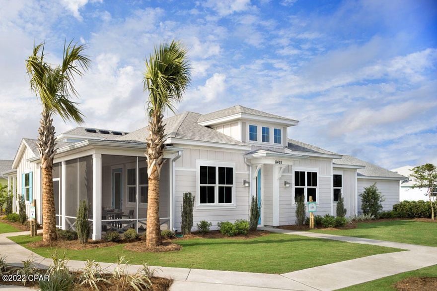 Aloha Conch Cottage, Elevation B, Preserve View.