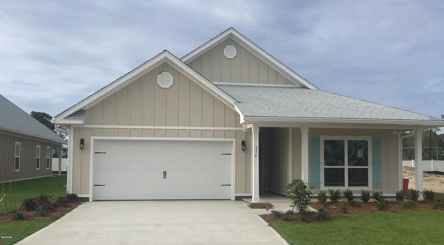 As you enter Delray floor plan you will find vinyl plank flooring in the foyer and all common areas of this home

including wet areas. Just off the foyer is a hallway on the left with a linen closet, a hall bath and two bedrooms with plush carpet. You will find a laundry room and 4th bedroom in the hallway to the right of the foyer. The great room open is open to the nice sized kitchen with center island, beautiful painted cabinetry and granite countertops. The appliances include a stove, microwave and dishwasher & Kinetico water filtration system. The master bath features double vanities with granite countertops and large tiled shower. Pictures, photographs, floor plans, elevations, features, colors and sizes are approximate for illustration purposes only and will vary from the homes as built. Home and community information including pricing, included features, terms, availability and amenities are subject to change and prior sale at any time without notice or obligation. For Move-In/Completion Estimates: Ready dates are estimates only. Timing of completion of construction and buyer move-in are subject to contingencies contained in home purchase agreement and governing jurisdictions issuance of a certificate of occupancy, and may change due to forces majeures and other delays or disruptions outside the reasonable control of D.R. Horton, Inc.