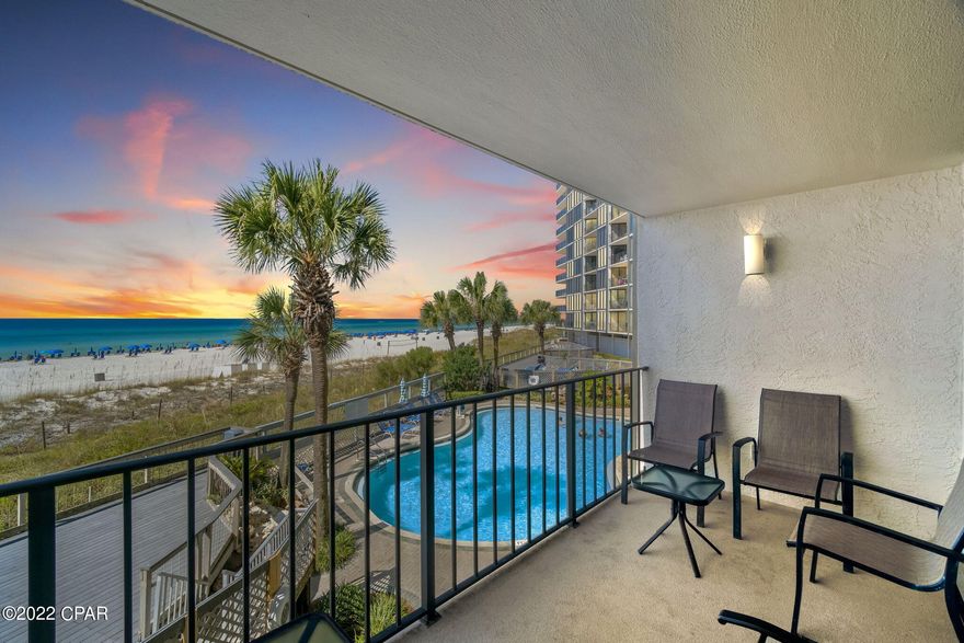 Looking for your beautiful beach retreat, this is it! Spacious 3 bedroom, 3 bath condo at Edgewater Resort, Tower III. Balcony overlooking the pool with spectacular views of the Gulf of Mexico. Conveniently located on the first floor, easy access to all the amenities. Edgewater Resort has tennis, golf, basketball, pools, exercise room, hot tubs and more. Centrally located to local shopping, restaurants and activities. Please verify measurements if important.