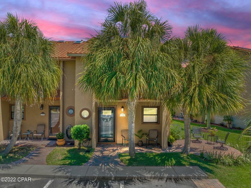 CURRENTLY UNDER CONTRACT, SELLER ACCEPTING BACKUP OFFERS. Rare opportunity to own the Finest Townhome in the desired Gulf Highlands Beach Resort. I mean it! Every single inch has been fully remodeled with high end touches in this Smart End Unit. 24'' ceramic tile throughout, Granite counter tops, Solid wood soft close cabinets, Crown Moulding, Custom TV entertainment center, Smart Lighting throughout, 2 Large Ensuites master bedrooms with Tiled walk-in showers, Extra-large walk-in closets, High End SS Appliances, New metal roof and New HVAC in 2020 etc. You will be simply amazed by the quality, design and craftsmanship of this Unique Townhome. It backs out to the biggest community pool(11 total). In front you have a Cute seating area overlooking the canal where you can enjoy the evenings and Florida nature. It's only a 3 min short walk to the White Sandy Beaches. STR allowed with projected rental income of 65k+ a year. This can be your perfect primary residence, 2nd Home or Investment Rental Beast. This is the ONE! All the info is believed to be correct but all parties must do their due diligence.