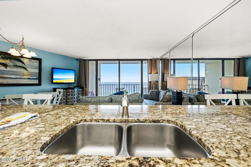 Welcome to an exceptional opportunity to own a luxurious penthouse in the heart of Panama City Beach, Florida. Located at Edgewater Beach Resort tower 1 Unit 1208, this exquisite two-story penthouse is situated on the top floor of the renowned Edgewater Beach Resort, offering breathtaking views and unparalleled amenities.

This spacious residence features three bedrooms and three bathrooms, providing ample space for relaxation and comfort. The unit is designed to maximize the stunning Gulf views, with two private balconies that invite you to enjoy the serene beauty of the coastline. Whether you're sipping your morning coffee or unwinding after a long day, these balconies offer a perfect retreat.

Edgewater Beach Resort is a premier destination known for its world-class amenities. Residents and guests can indulge in the resort's multiple pools, complete with cabanas for a luxurious poolside experience. For those seeking active pursuits, the resort offers tennis and pickleball courts, as well as a golf course. Relaxation is also at your fingertips with hot tubs and BBQ areas available for your enjoyment.

The resort features onsite dining options, ensuring convenience and variety for residents and visitors alike. This unit is fully furnished and operates as a turn-key vacation rental, making it an ideal investment opportunity. It has a proven track record of generating income, making it a popular choice among vacationers seeking a premium experience in Panama City Beach.

Located in the sought-after Tower 1, this penthouse offers a unique blend of luxury and practicality. Its prime location and resort amenities make it a standout property in the area. The combination of its spacious layout, stunning views, and access to Edgewater Beach Resort's facilities ensures a lifestyle of comfort and leisure.

Don't miss the chance to own this remarkable penthouse, where every detail has been thoughtfully curated to provide an exceptional living experience. Whether you're looking for a personal retreat or a lucrative investment, this property offers the best of both worlds.