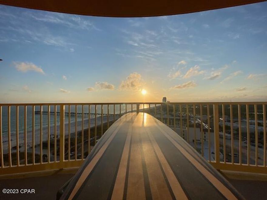 CURRENTLY UNDER CONTRACT, SELLER WILL CONSIDER BACKUP OFFERS

Welcome to the ''Place to be in PCB!'' 

Calypso Tower III is the newest condominium complex in over a decade on Panama City Beach. The HOA and homeowners are busy preparing the property to ROCK the 2024 peak rental season. The pool is open and awaiting your arrival! The balustrades have been secured and passed independent engineering and city inspections. All hands-on deck to provide a safe and enjoyable experience for everyone.

Unit 1508 provides an expansive balcony to soak in the panoramic views of the emerald green waters and the crystal white sand beaches on the Gulf of Mexico. Find the perfect spot to enjoy your morning coffee or unwind with a glass of wine as you watch the sunset over the water. This unit is being offered at an exceptional price, fully furnished, rental ready, clean, and inviting. 

Enjoy a beach vacation or live as a full-time resident. Just outside your front door, you'll find shopping, dining, entertainment options, the Russell-Fields Pier and fishing, along with the now famous dog friendly beach that Pier Park offers all without the use of your car! 

Adjacent to Calypso Tower III is the Embassy Suites Hotel and Conference Center, with easy access to live music entertainment, dining options and a full-service bar.

Maxet Property Group provides a dedicated onsite team available to assist residents and guests with any concerns or maintenance needs. A gated and seasonally manned parking garage offers covered parking spaces for added convenience. Six elevators ensure quick and efficient access to your unit. Other amenities include a zero-entry seasonally heated pool and hot tub, state of the art fitness center, firepit and lawn games.  

The Emerald Hub, located inside the CT III building offers four businesses in one. Charlie's Café delights with freshly made donuts, specialty coffees and smoothies. The Emerald Kitchen serves breakfast, lunch, and dinner. Happy Scoops ice cream and the Golden Seashell gift shops complete the convenient provisions. As a bonus, the Emerald Hub provides food delivery services directly to your condo!

Truly enhancing your living experience, relax and unwind with a favorite tropical beverage at the seasonal tiki bar. Cabana rentals provide a private and comfortable space to lounge by the pool or provide some shade while still being able to enjoy the outdoor amenities. 

Investors can choose to self-manage, hire a management company, or utilize onsite property management services offered by Panhandle Getaways.
Schedule a showing today and experience the luxury and beauty Calypso Towers III brings to Panama City Beach.