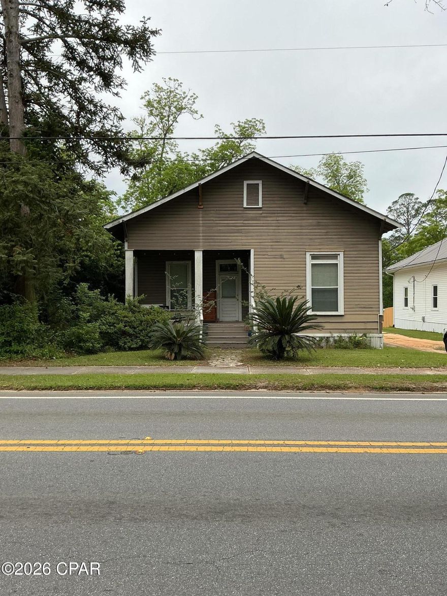 An investor special located in the heart of Chipley, this three bedroom two bath home offers 1644 ft.² of living space and is full of character and potential. The property features high ceilings, spacious rooms, and a large covered front porch that adds to its classic charm. Whether you're looking to renovate, restore, or add to your rental portfolio or take on your next flip project, this property presents a great opportunity for investors located, conveniently near shopping, dining schools, and local amenities. Bring your vision and unlock the possibilities.