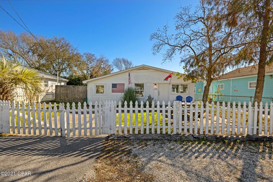 CURRENTLY UNDER CONTRACT, SELLER ACCEPTING BACKUP OFFERS' Our new  Beach favorite! This enchanting block cottage is only a few hundred feet from Laguna Beach. This Charming beach cottage  has some awesome features such as an additional bunkroom ,fenced yard,sprinkler system, 2018 roof and it is being sold furnished (rental ready).This home will make a fantastic  SHORT TERM rental property, weekend getaway or just a sweet investment piece. It is close to the beach. Located in a golf cart friendly community. Laguna Beach is not just a location it is a beach lifestyle. It is known for its reserved beach area, Beachy Grocery store, Gift shop and Donut shop.All these treasures are located  directly across the street from the beach. Awesome beach cottage ,Awesome location!

Come see!