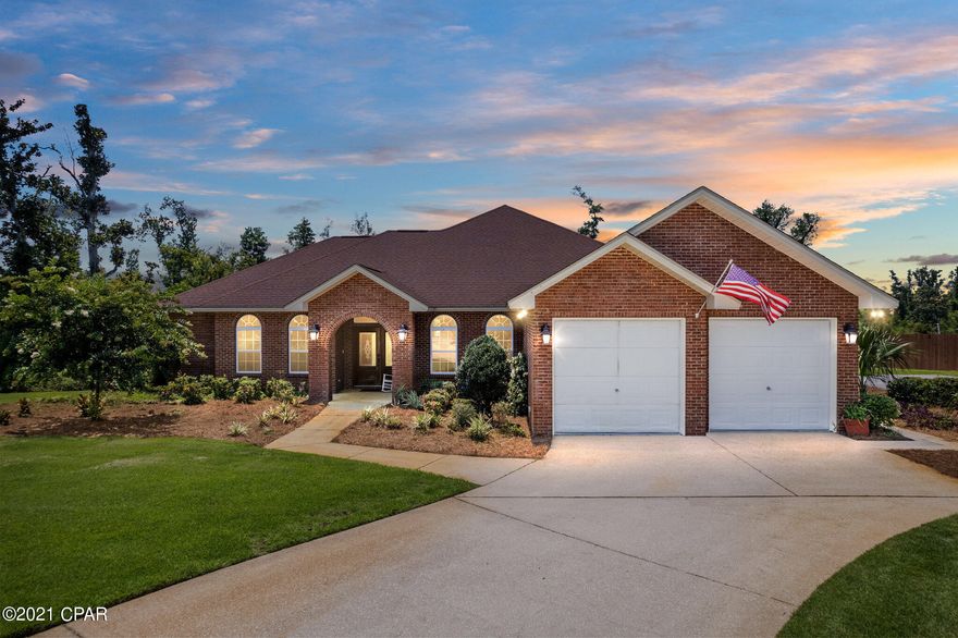 CURRENTLY UNDER CONTRACT, SELLER ACCEPTING BACKUP OFFERS Welcome to this gorgeous move-in ready home on a 1.2 acre lot on Beatty Bayou. Relax outside by the fire pit overlooking the bayou that leads to the Bay and directly to the Gulf. This home was custom built with 10ft ceilings, crown molding, and upgraded antique lighting fixtures throughout the home.  There are so many features that make this home special including surround sound wiring in the ceiling of the Master bedroom and throughout most of the house. The oversized Master bedroom and bath feature a large jacuzzi tub, dual vanity, and ceiling fans offering a cool, spacious area for personal enjoyment. The charming mantle in the formal living room was handcrafted in the early 1900s. Additional interior features include a large cabi There is a utility sink and plenty of counter space in the laundry room. Enjoy the comfy built-in swing in the spacious Florida room that opens to a walkway leading to the fenced custom-designed pool area. The Florida room is heated and cooled and features large open windows that allow for relaxing, enjoyable afternoons. The lawn is immaculate with Birch, Crepe Myrtle, and Live Oak trees that were planted in 2019. An RV power hookup is located on the side of the home.  This home is on a dead-end street creating low traffic. Additional safety features include the Nest Doorbell and an August automatic lock on the front door that unlocks with an App. The sellers have included a wind mitigation inspection form, elevation certificate, recent survey, and a transferable insurance policy. The home is built on high elevation lowering the risk of any rising water. The HVAC was replaced in 2018, and the water heater was replaced in 2021. Lynn Haven has some of the top schools in the area including Bay Haven, Mosley, Deer Point Elementary, and Mowat Middle School. It's an easy commute to area military bases and located near Gulf Coast Regional Medical Center, the airport, and convenient to shopping and dining.  Call today to schedule your private tour of this incredible home!  ***Buyer is responsible for personally verifying details about this property. Any information contained in this listing is believed to be accurate but is not guaranteed.***