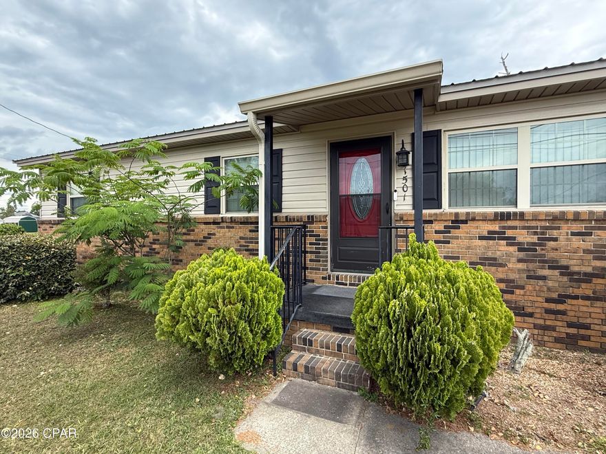 Welcome to 1501 Louisiana Ave in Lynn Haven. This 4 bedroom, 2 bathroom home sits on a corner lot and offers both front and side driveway parking, providing plenty of space for multiple vehicles, a boat, or guests. The home features a practical layout with ample living space, making it a great fit for tenants needing room and functionality. Located just minutes from Sheffield Park and Cain Griffin Park, you will have convenient access to parks, a splash pad, ball fields, bayfront areas, and nearby boat ramps. Lynn Haven is known for its small town feel with local grocery stores, coffee shops, barber shops, and community events throughout the year. Available May 5, 2026 with a minimum 12 month lease, security deposit equal to one month of rent, tenant responsible for all utilities, background check required, and pets negotiable on a case by case basis.