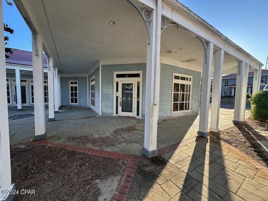 Promenade Shopping Mall is centrally located on the East end of Panama City Beach on Front Beach Road and surrounded by many local businesses, and residential neighborhoods. This unit is on the ground floor and in the rear right corner of the Shopping Center.