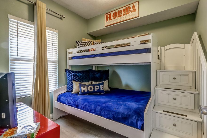 This unit has been lovingly maintained and is a top producing rental unit. The interior was painted last year and this year LVT floors were installed. A vinyl plank product that looks like wood, can get wet and comes with a life time guarantee. Cost approx $10,000. new bunk bed and mattresses, twin and full in bunk, Seller just bought new King bed, mattress and bedding. Consistently generates $45,000 + in rental income. Don't miss this one. Calypso is one of the most popular condos in PCB. It's location adjacent to Pier Park is a huge plus and the amenities are wonderful. The high demand for these units guarantees great rental income.