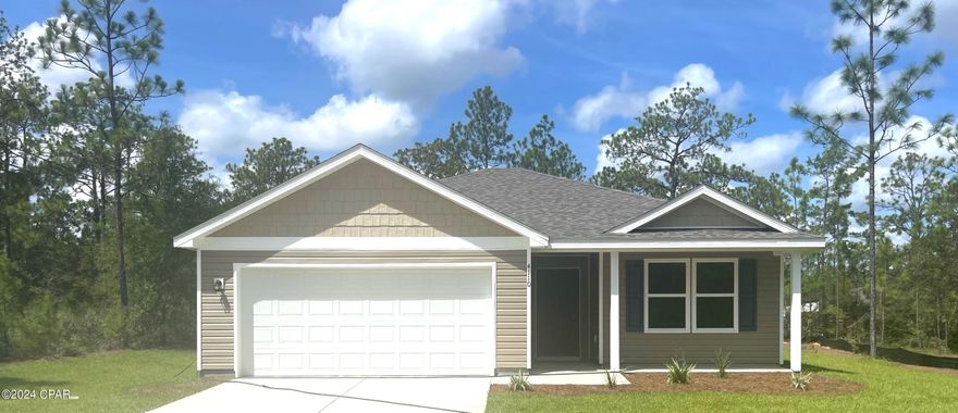 Welcome home to this NEW Single-Story Home in the Sunny Hills Classic Community! The desirable Beaumont Plan boasts an open design encompassing the Living, Dining, and Kitchen spaces. The Kitchen features gorgeous cabinets, granite countertops, and Stainless-Steel Appliances (including Range with a Microwave hood and Dishwasher). The primary suite has a private bath, dual vanity sinks, and a walk-in closet. This Home also includes 2 more bedrooms, a whole secondary bathroom, and a patio.