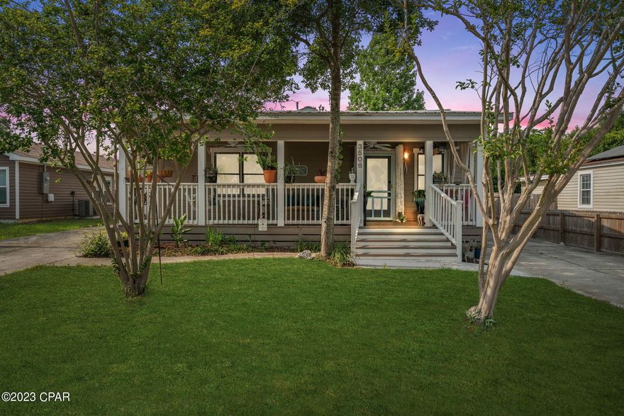 ST. ANDREWS CHARMER!! Looking for a short tern rental investment? Look no further! This floor plan features a charming interior and includes relaxed living spaces! The gleaming, recently updated kitchen will surprise you with laminate countertops, glass tile backsplash and a gas range. Relax in the good-sized historic getaway that features an oversized front porch, screened back porch and lush lawn. Lots of space for gatherings and outdoor entertaining! There is event a separate hot tub room! Have you dreamed about coastal living for years? Your dream can be reality. In an idyllic location in the sought-after Bay County neighborhood of Historic St. Andrews. A rare opportunity. Want to know more? Call a REALTOR today to schedule a private home tour. If important, please verify all information and measurements.