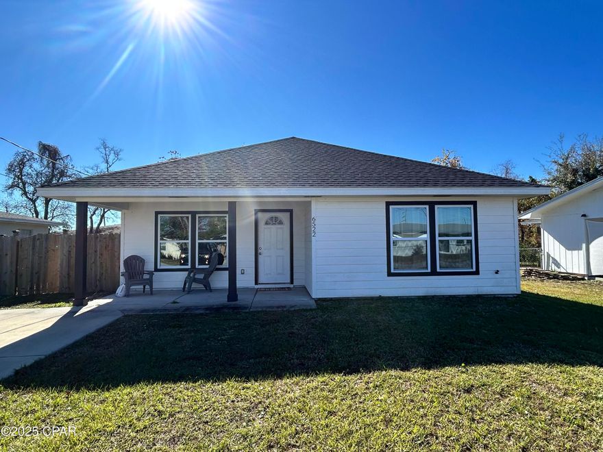 Welcome to this stunning 3-bedroom, 2-bathroom home located in the vibrant Panama City, FL. This property boasts a range of modern amenities that ensure a comfortable and convenient lifestyle. The home features a walk-in shower, perfect for a refreshing start to your day. The fenced backyard provides a private outdoor space for relaxation or entertaining. The kitchen, complete with brand new cabinets and a window, offers a bright and inviting space for culinary adventures. The home also includes a dedicated laundry room, equipped with a washer and dryer, adding to the convenience. The entire house is adorned with LVP wood flooring, adding a touch of elegance and easy maintenance. This home is a perfect blend of style, comfort, and functionality.
