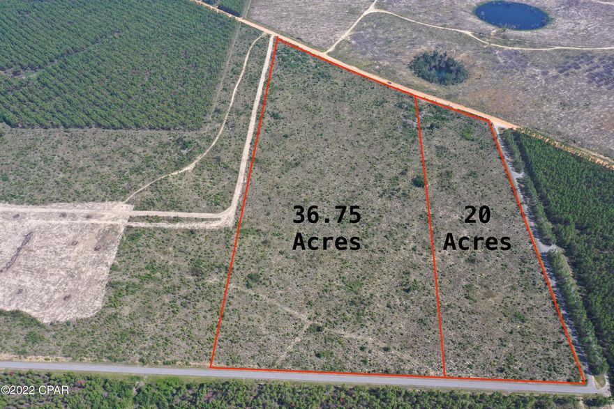 Great, High and Dry 36.75 acre Parcel. Property is across from 46,000 acres of State Water Management land with hundreds of miles of hiking and horseback riding trails. dozens of great fishing lakes within walking distance. Perfect property for a large homesite or farm.
